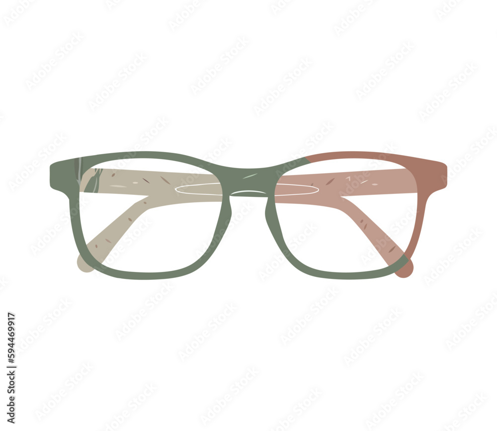 Fototapeta premium Fashionable eyeglasses frame modern elegance