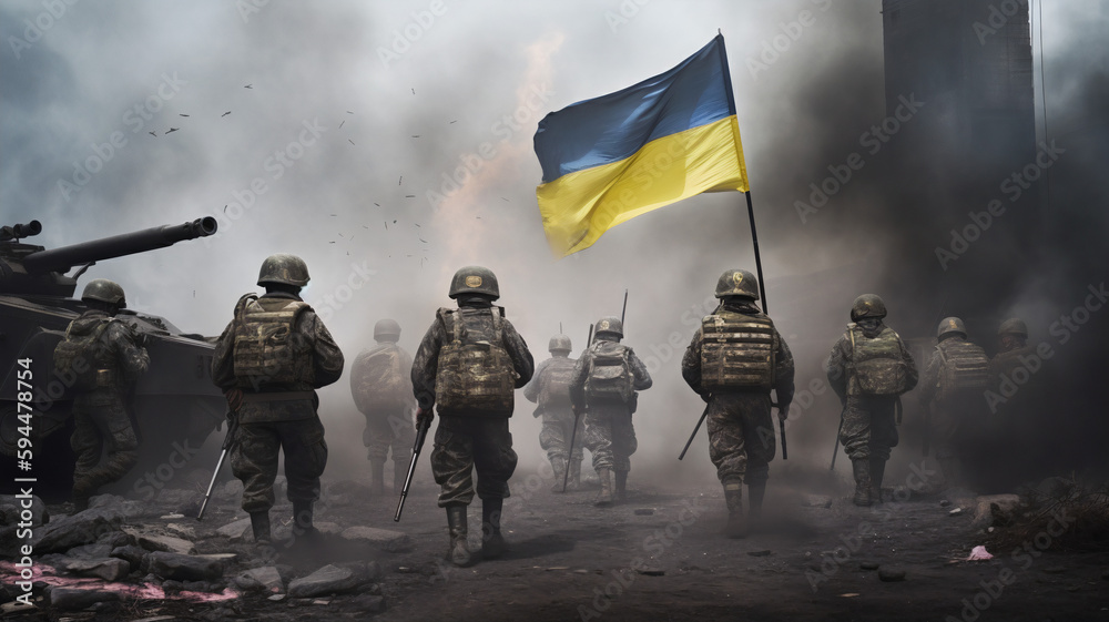 Defender of Ukraine: A Brave Soldier Standing Proudly with the ...