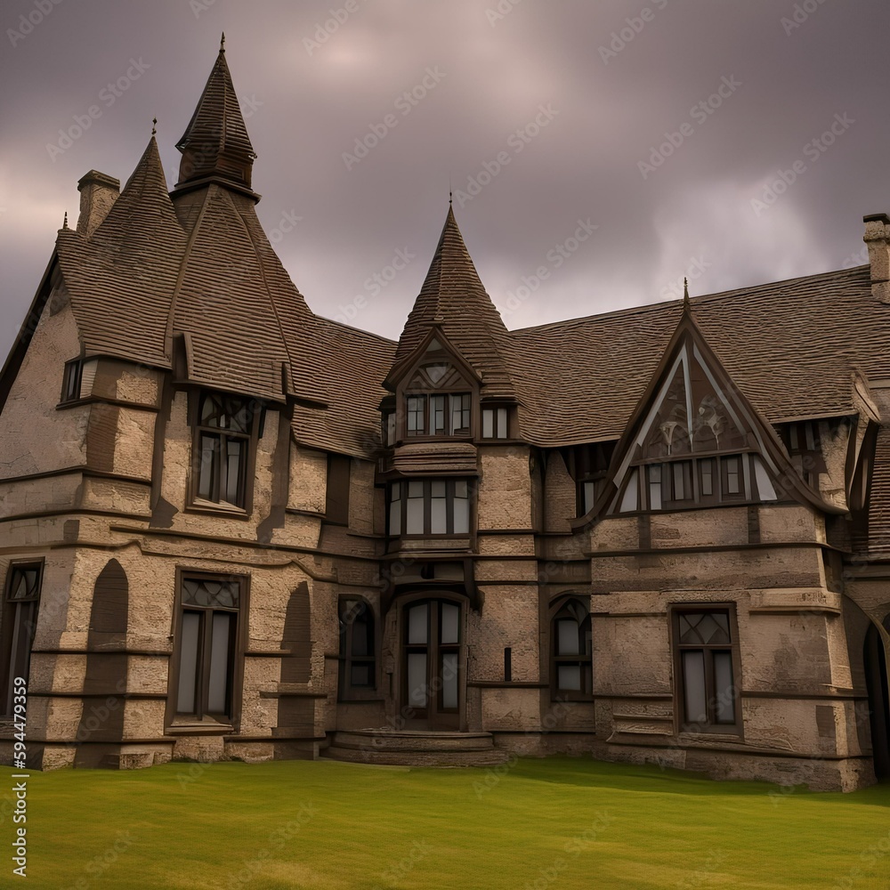 Georgeus Gothic house24, Generative AI Georgeus Gothic house24, Generative AI