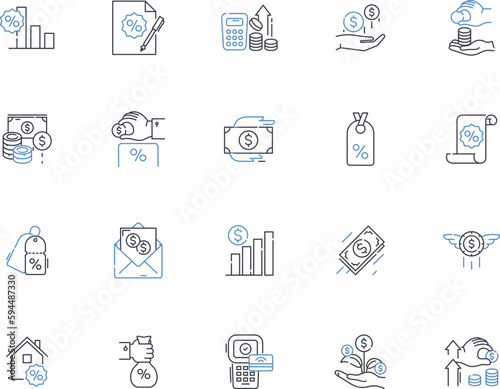 Growth framework line icons collection. Development  Strategy  Expansion  Progression  Improvement  Scaling  Advancement vector and linear illustration. Innovation Optimization Evolution outline signs