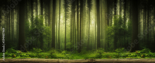 forest Texture Background, Board, Poster, Banner Background Created with generative AI tools