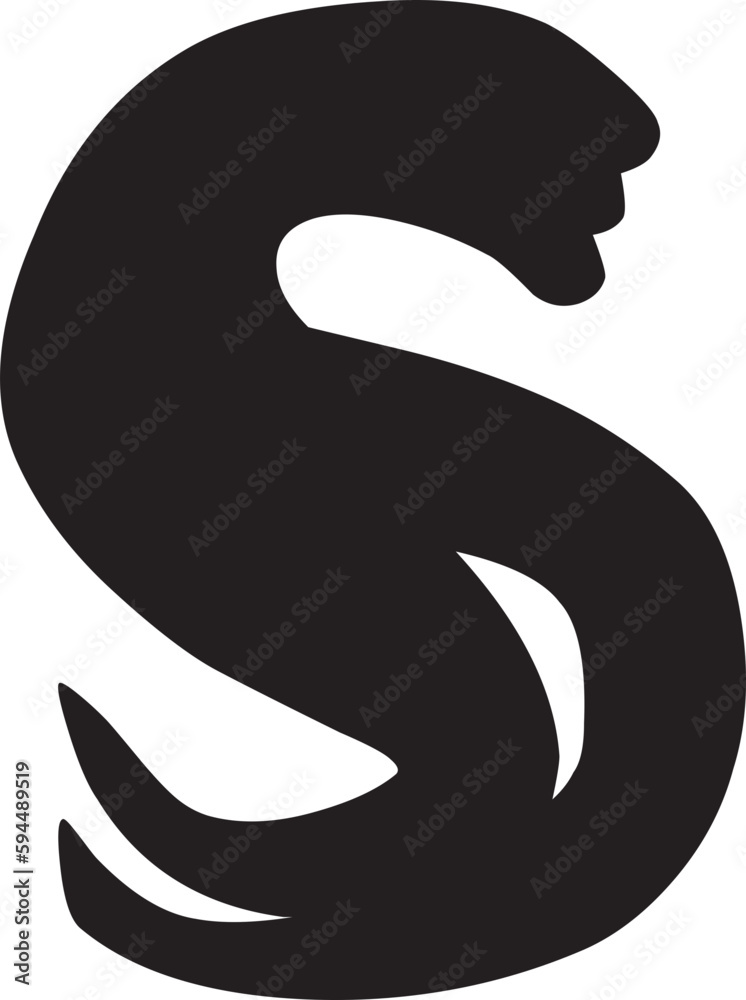 Alphabet burr letter, s lowercase alphabet. Alphabet burr letter, s lowercase alphabet.
