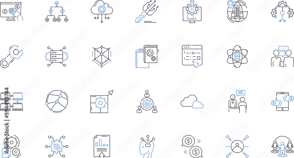 Response line icons collection. Feedback, Reaction, Behavior, Answer, Reply, Return, Acknowledgment vector and linear illustration. Retort,Reflex,Outcome outline signs set