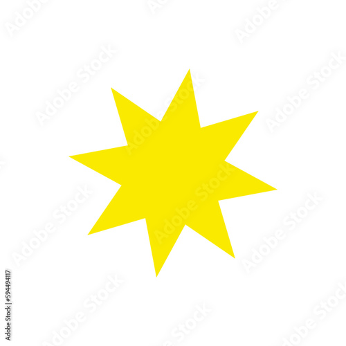 star icon vector on white background