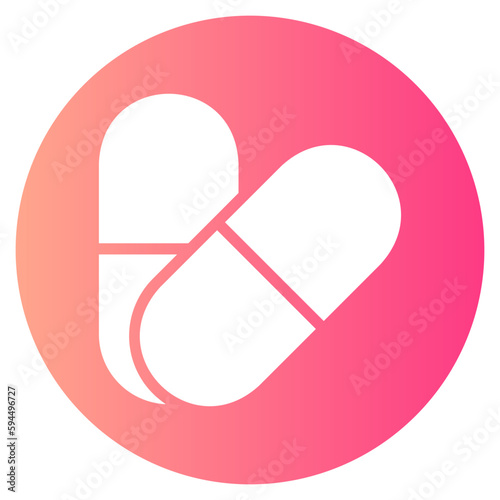 drugs gradient icon