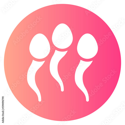 sperm gradient icon