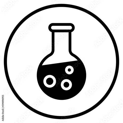 flask glyph icon