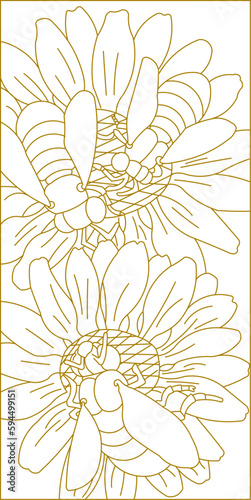 Wallpaper Mural Abstract artwork painting vector sketch illustration Torontodigital.ca