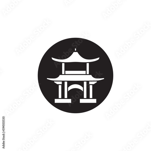 china landmarks vector for website, UI Essential, symbol, presentation
