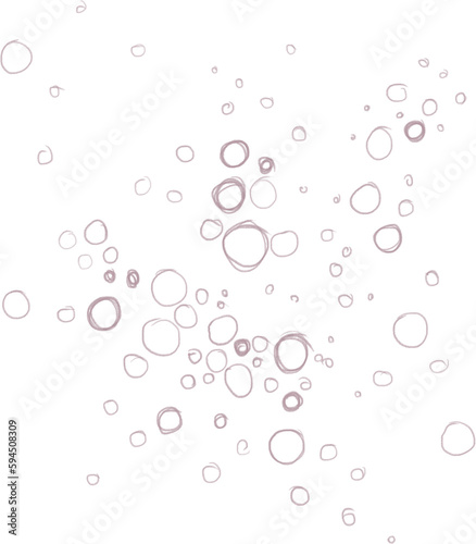 Abstract shape, pastel pink circles, texture background