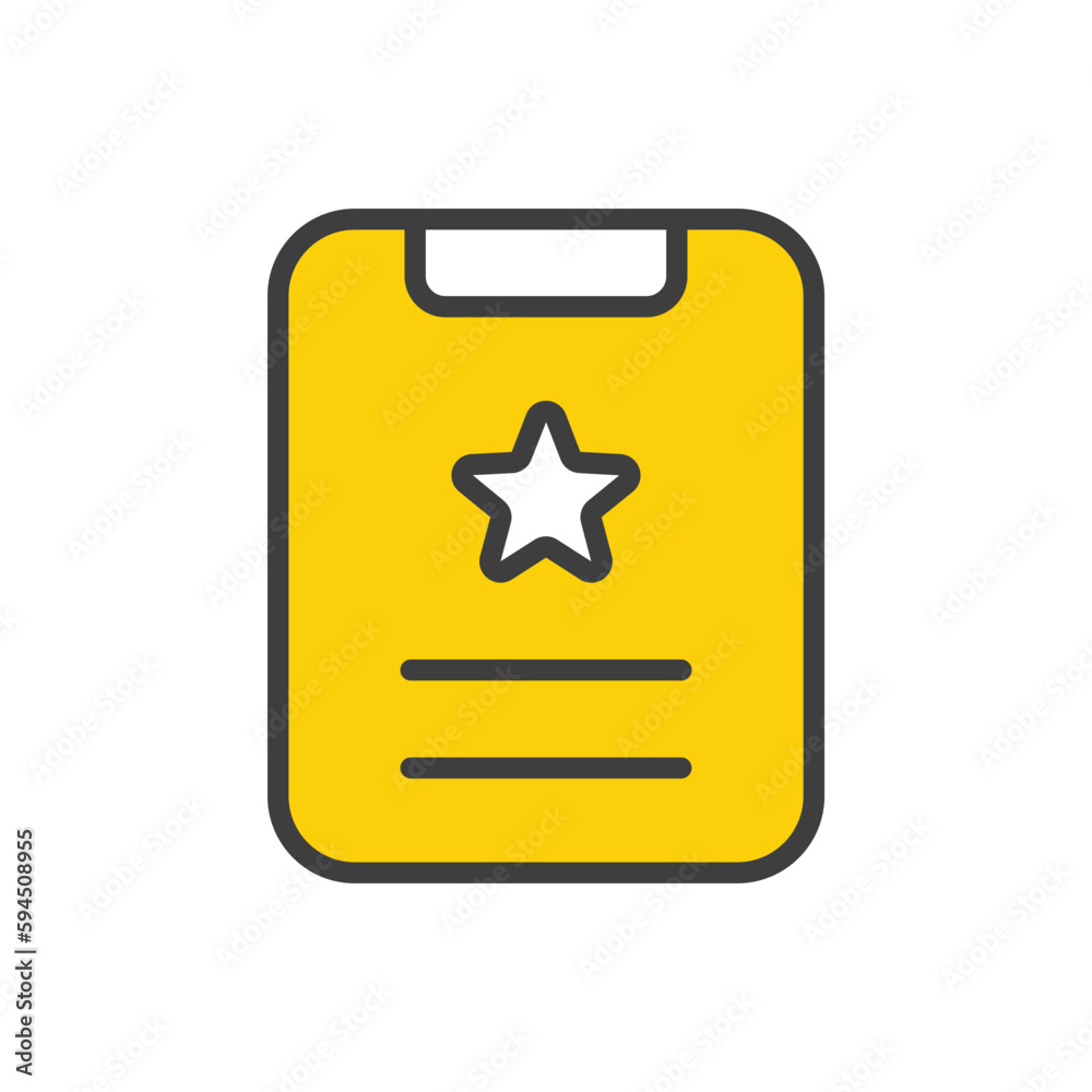 Wishlist icon design with white background stock illustration Wishlist icon design with white background stock illustration