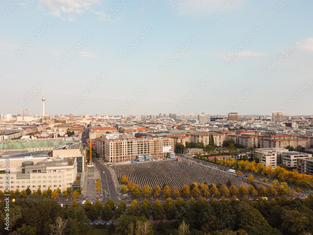 Berlin cityscape with Berlin cathedral and Television tower, Germany