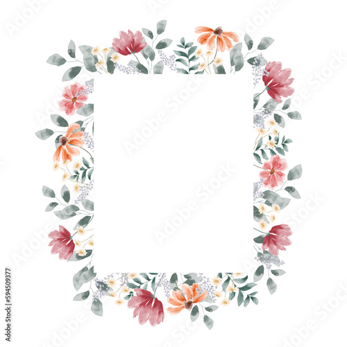 watercolor flower patterns invitation backgrounds