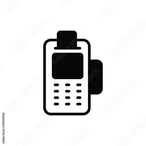 Pops Payment icon design with white background stock illustration