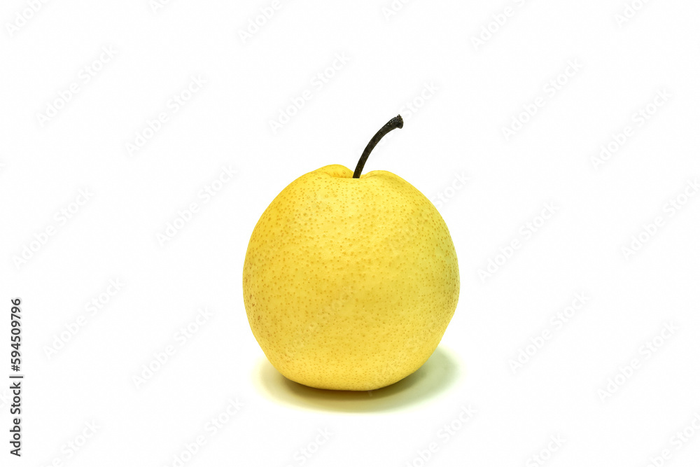 Honey pear.Organic fruit.Isolated.On white background.Isolated Honey pear.Organic fruit.Isolated.On white background.Isolated