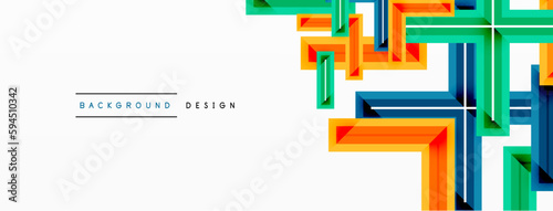 Minimal geometric background cross line. Design for wallpaper, banner, background, landing page, wall art, invitation, prints, posters