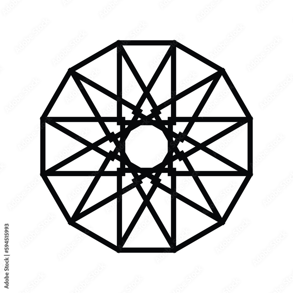 Abstract circular geometric elements round pattern decorative vector design element illustration eps Abstract circular geometric elements round pattern decorative vector design element illustration eps
