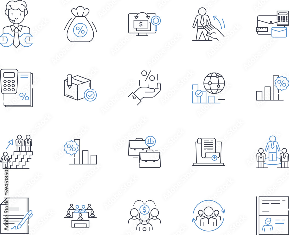 Trust institution line icons collection. Security, Transparency, Reliability, Credibility, Confidence, Dependability, Assurance vector and linear illustration. Ethics,Accountability,Integrity outline