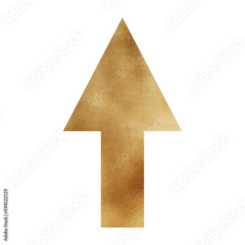 Gold Arrow Up