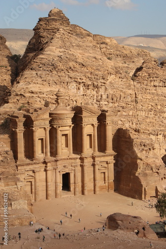 The Monastery rock carving at Petra, Jordan 