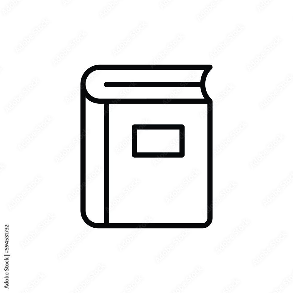 Book icon design with white background stock illustration Book icon design with white background stock illustration