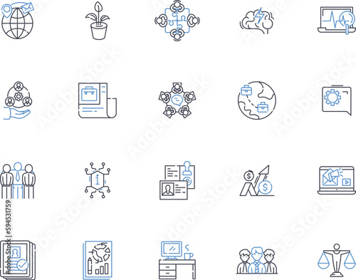 Understanding line icons collection. Insight, Comprehension, Empathy, Interpretation, Perceptive, Mindedness, Cognition vector and linear illustration. Sympathy,Perspective,Discernment outline signs
