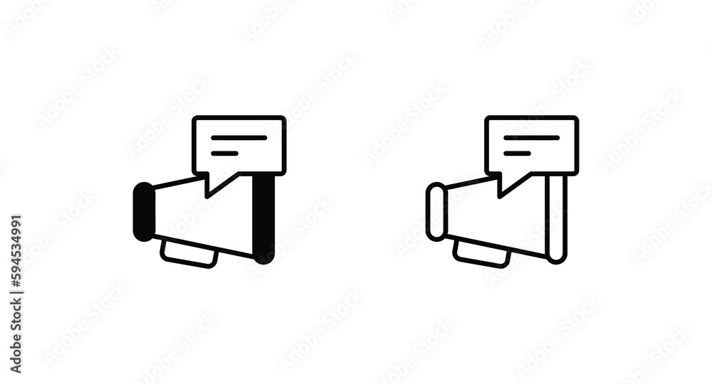Fototapeta premium Marketing icon design with white background stock illustration