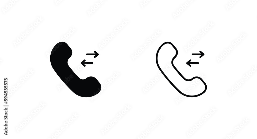 Call icon design with white background stock illustration Call icon design with white background stock illustration