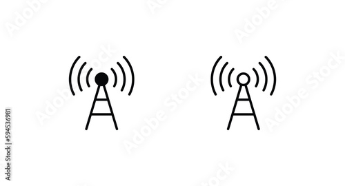 Wirless icon design with white background stock illustration