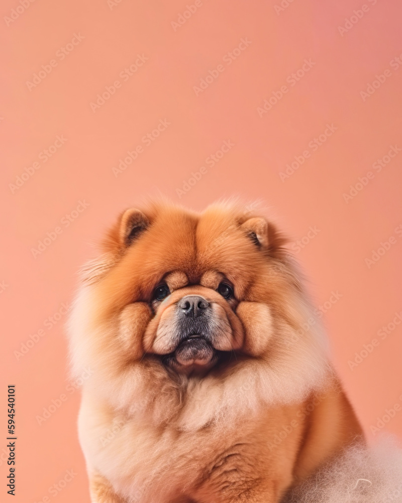 Little cute irresistible puppy dog on pastel background, studio concept, lovely small animal. Illustration, Generative AI. Little cute irresistible puppy dog on pastel background, studio concept, lovely small animal. Illustration, Generative AI.
