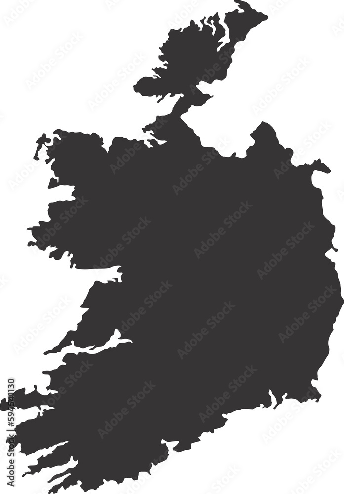 Obraz premium Ireland pin map location 2023041849