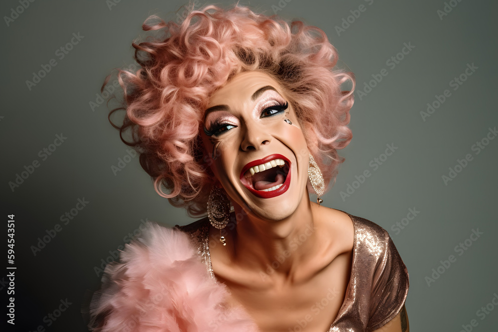 Modern Photo Image of Drag Queens, made with an generative AI Modern Photo Image of Drag Queens, made with an generative AI