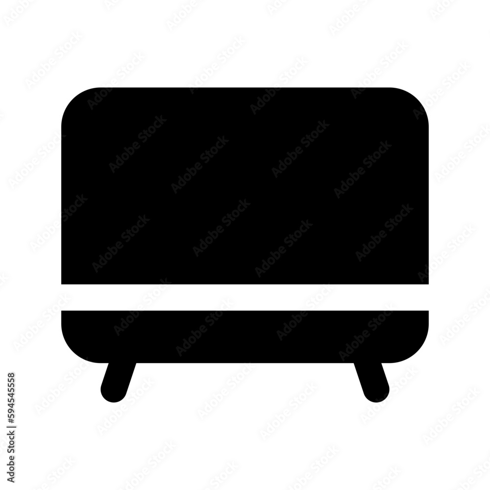 television glyph icon