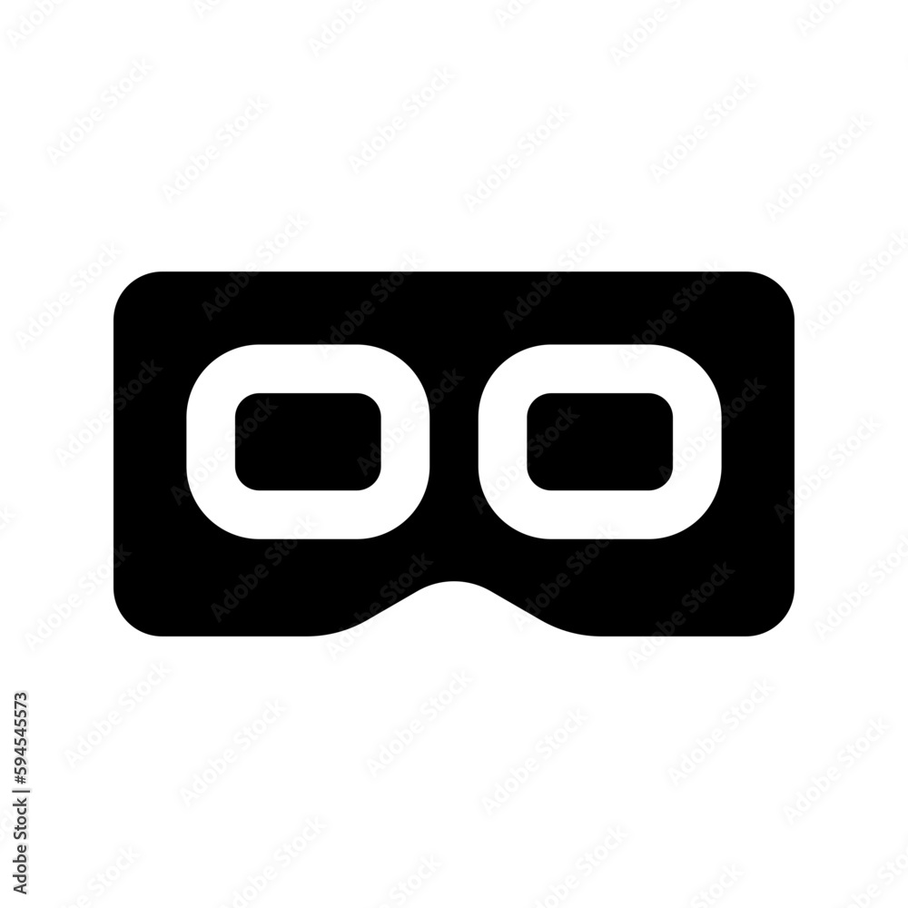 vr glasses glyph icon