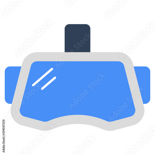 Vector design of goggles, eyewear accessory 