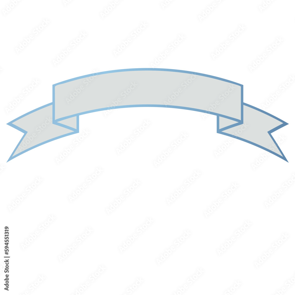 ribbon banner with gradient outline ribbon banner with gradient outline