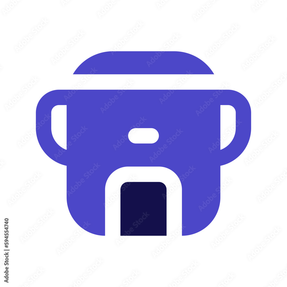 rice cooker bicolor icon