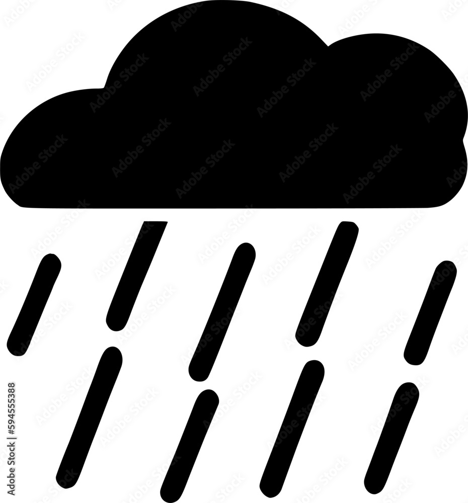 black individual heavy rain day icon, simple bad weather flat design vector pictogram, infographic vector for app logo web website button banner ui ux interface elements isolate on white background black individual heavy rain day icon, simple bad weather flat design vector pictogram, infographic vector for app logo web website button banner ui ux interface elements isolate on white background
