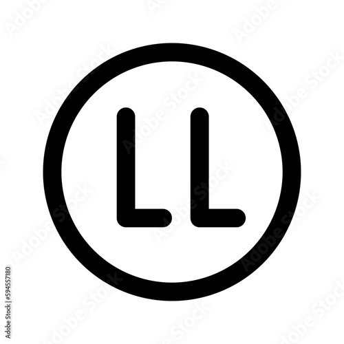 lebanese pound icon