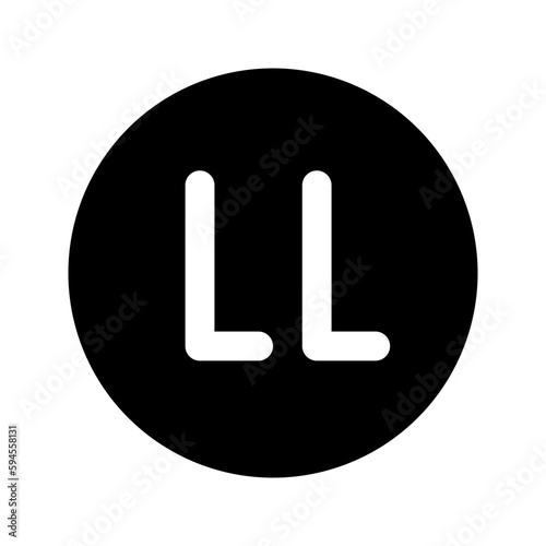 lebanese pound glyph icon