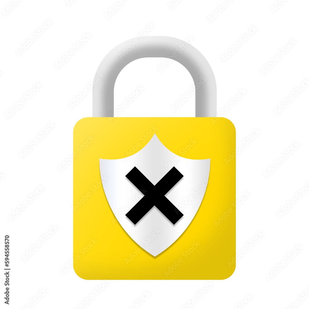 yellow lock reject silver shield and security yellow lock reject silver shield and security