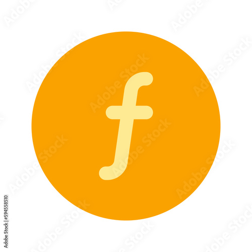guilder flat icon