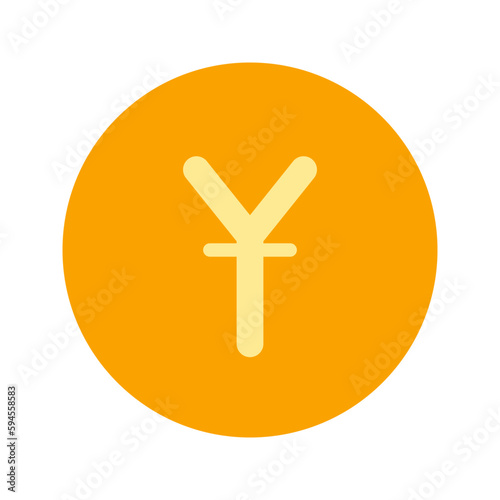 yen flat icon