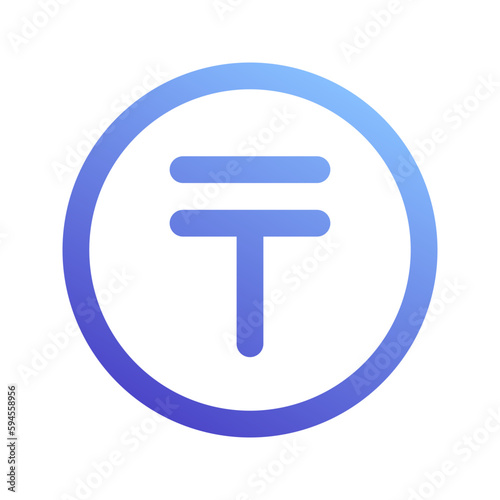 tenge gradient icon