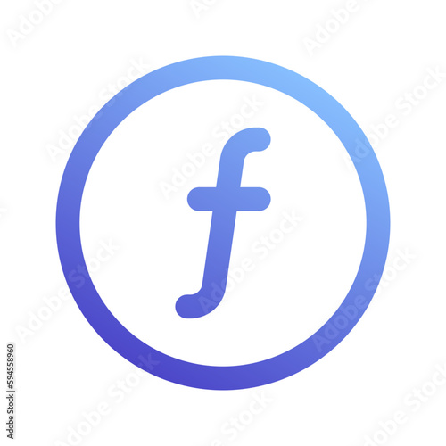 guilder gradient icon