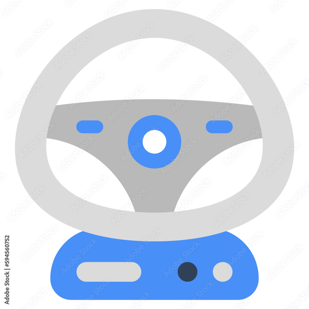Modern design icon of steering Modern design icon of steering