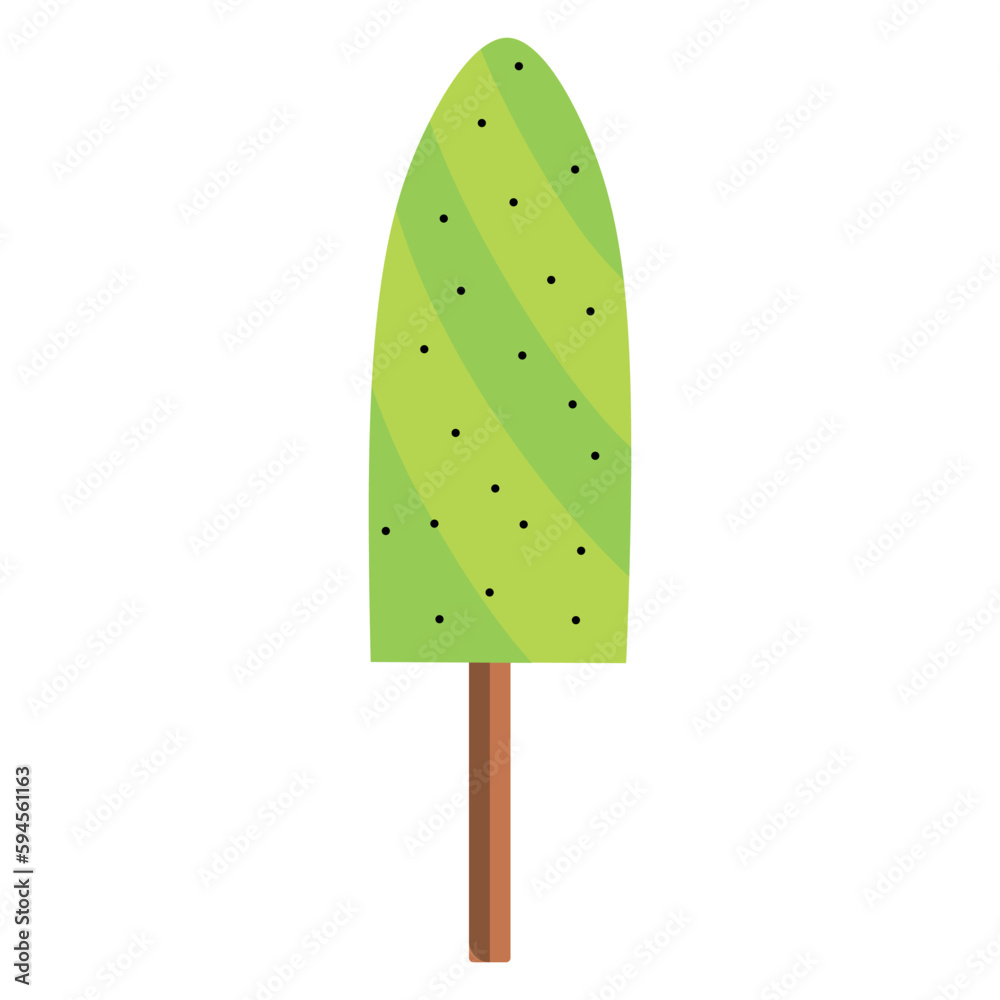 Sweet ice-cream on white background Sweet ice-cream on white background