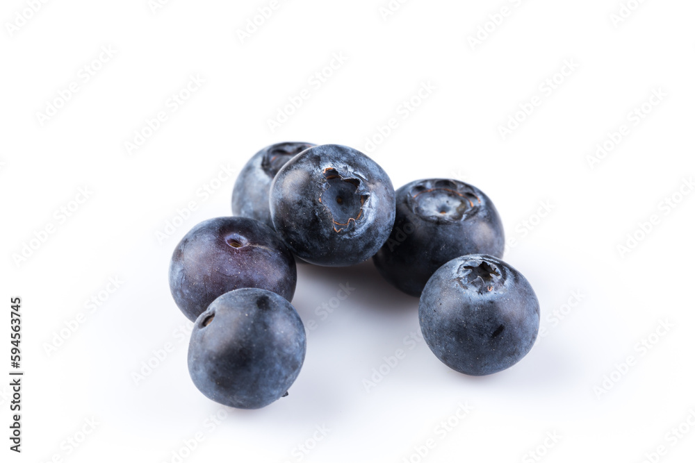 Blueberries on white background Blueberries on white background