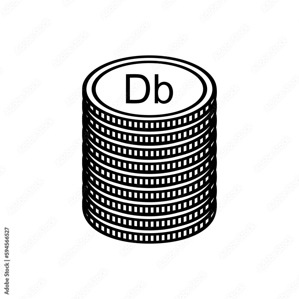 Sao Tome and Principe currency Symbol, Sao Tome and Principe Dobra Icon, STD Sign, Vector Illustration
Sao Tome and Principe currency Symbol, Sao Tome and Principe Dobra Icon, STD Sign, Vector Illustration
