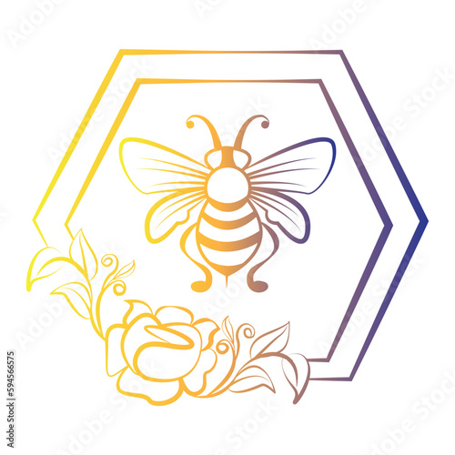 Bee Drawing Outline